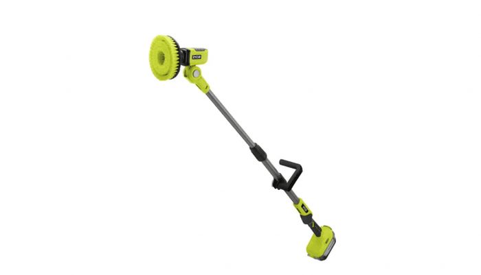 18V Cordless Telescoping Power Scrubber